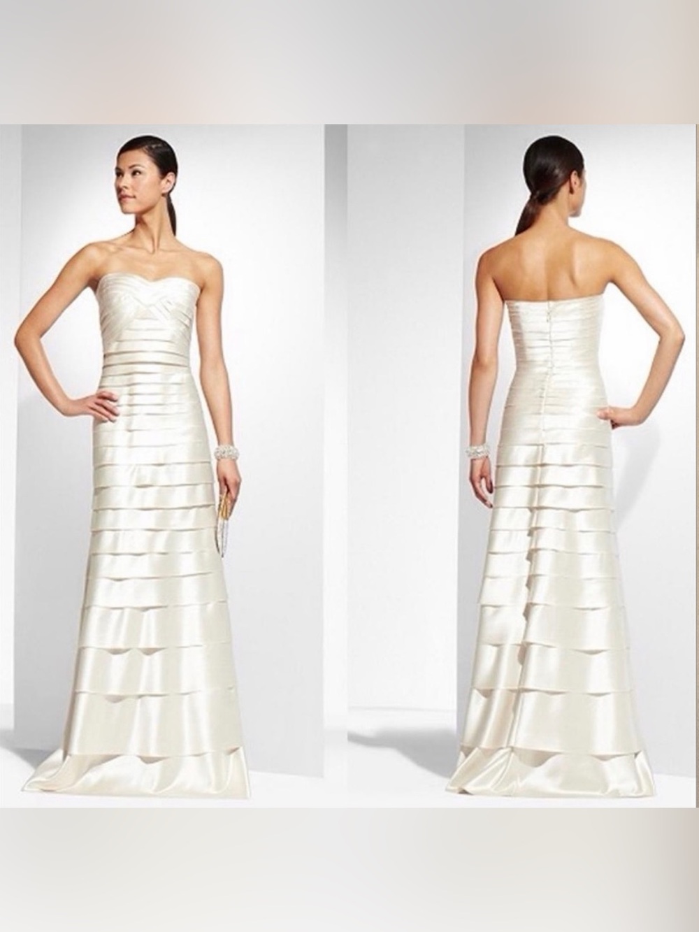 Stunning BCBG Tiered Gown Black NWT size 2